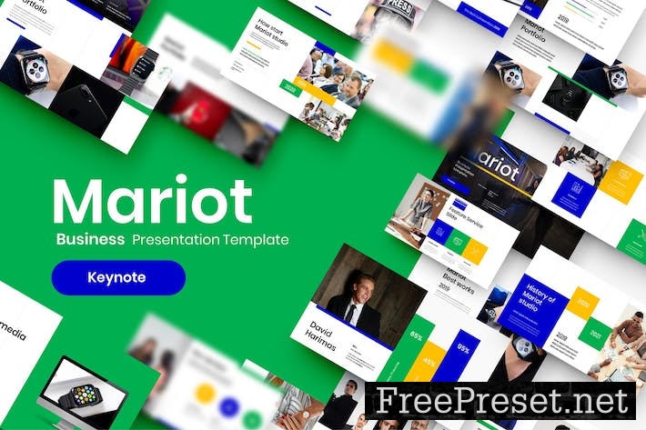 Mariot – Business Keynote Template SBV39LJ