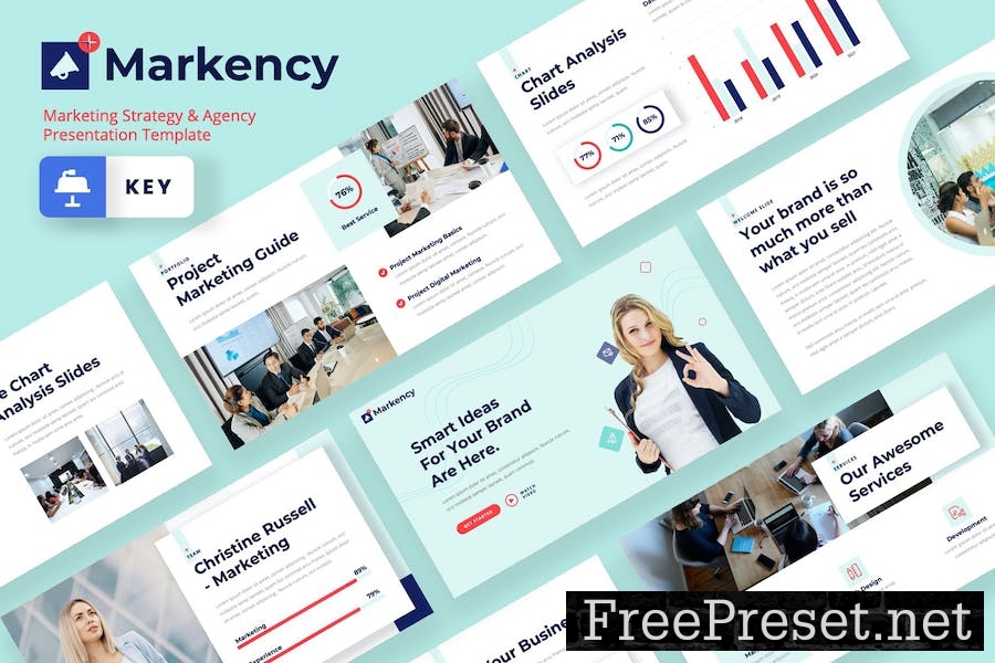 MARKENCY - Marketing Strategy Keynote Template WNGWPNR