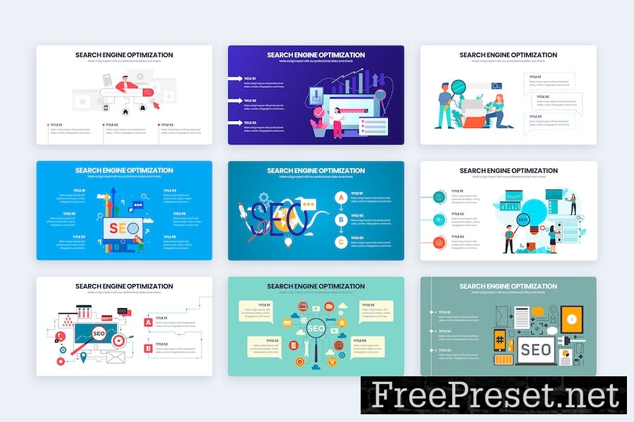 Marketing SEO PowerPoint Infographics XM2U3FJ