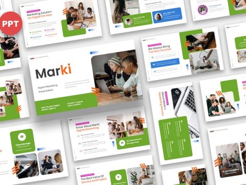 Marki - Digital Marketing Powerpoint NXMU3FX