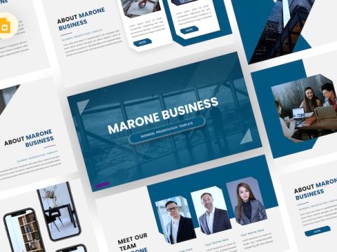 Marone - Business Google Slides Template LNK8EDM