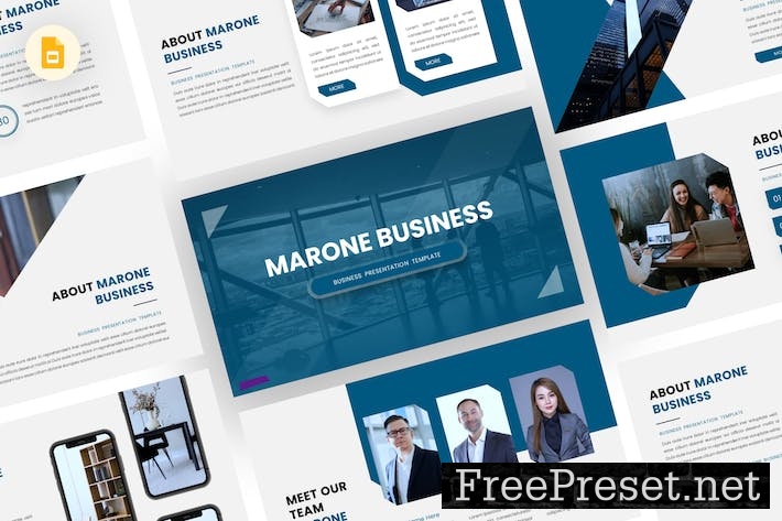 Marone - Business Google Slides Template LNK8EDM