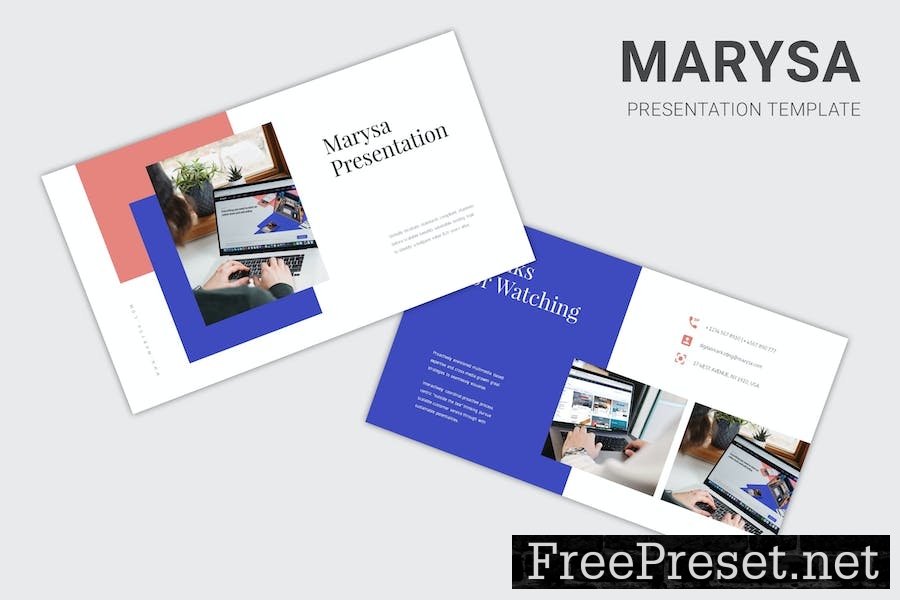 Marysa - Digital Marketing Google Slides Template 9Z3XQ5P