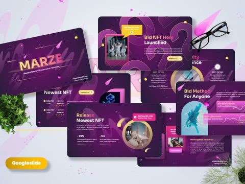 Marze - Planet NFT Googleslide Templates WQEA6ZW