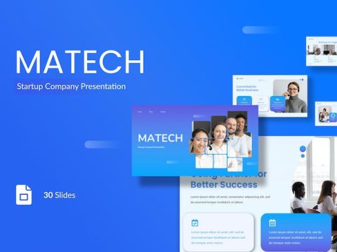 Matech - Startup Company Google Slides NPVANMZ