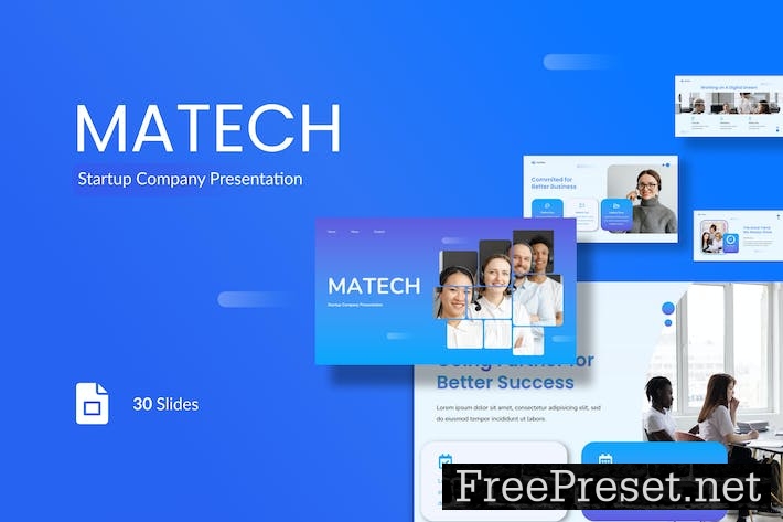 Matech - Startup Company Google Slides NPVANMZ