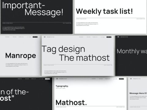 Mathost - Brand Guideline Keynote Template VWHNVTF