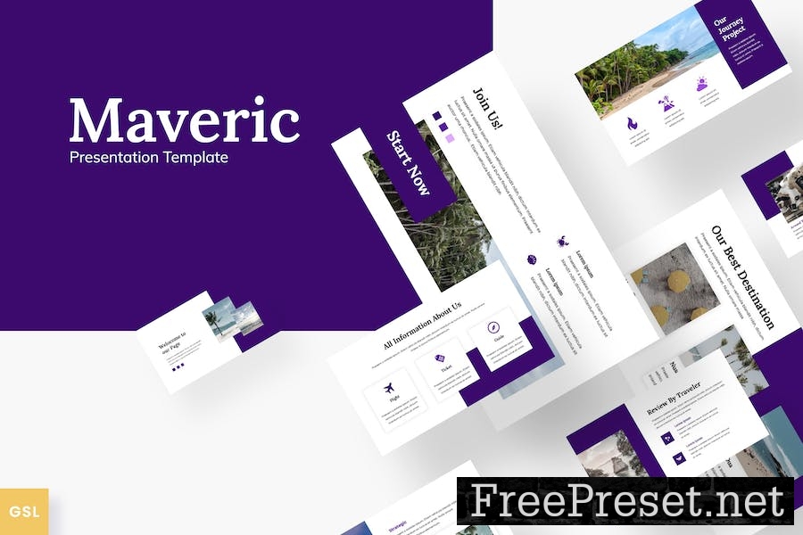 Maveric - Google Slides Template 2GRPLT6