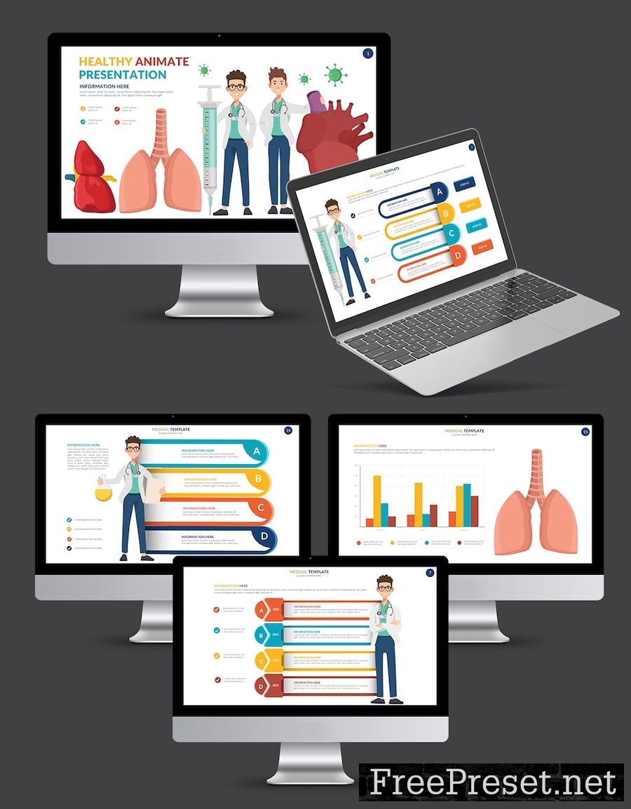 Medical Animated Google Slides LUZVVE5