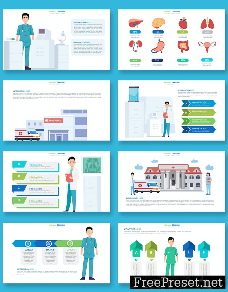 Medical Google Slides Infographic Presentation KPNH8D3