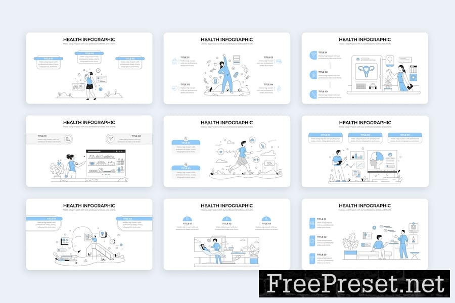 Medical Health Keynote Infographics NA4CX5U