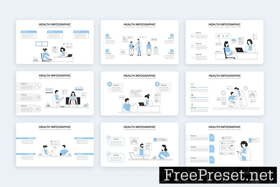 Medical Health Keynote Infographics NA4CX5U