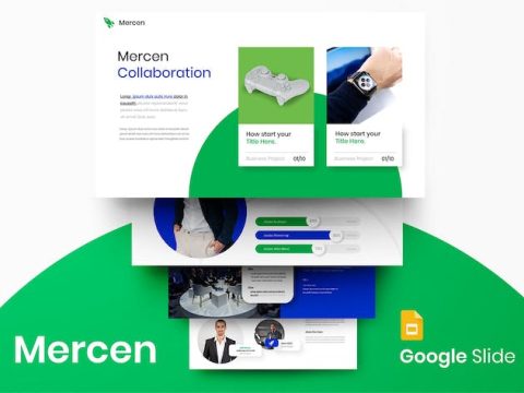 Mercen - Business Google Slide Template GBGGXLR