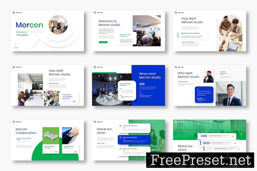 Mercen – Business Keynote Template MCKLXJM
