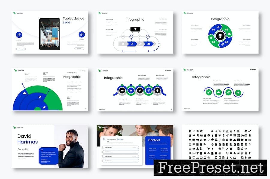 Mercen – Business Keynote Template MCKLXJM