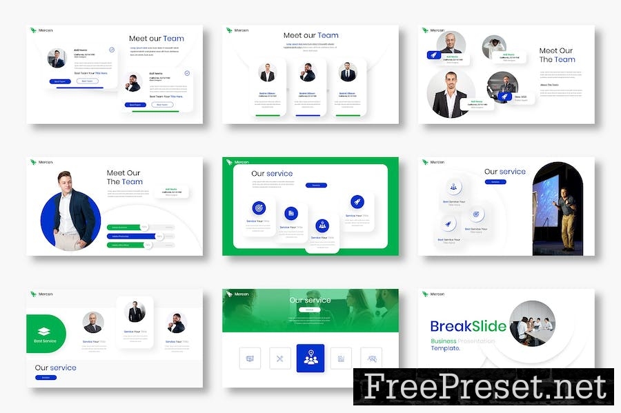 Mercen – Business Keynote Template MCKLXJM