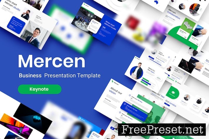 Mercen – Business Keynote Template MCKLXJM