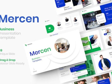 Mercen – Business PowerPoint Template S35AR4J