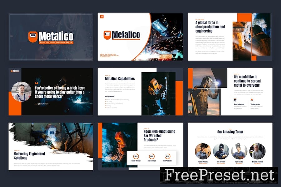 METALICO - Metal & Steel Factory Keynote Template WJYJDD8