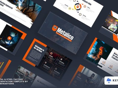 METALICO - Metal & Steel Factory Keynote Template WJYJDD8