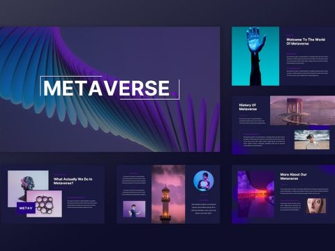 Metaverse & Virtual Reality Google Slides J9D5N5A