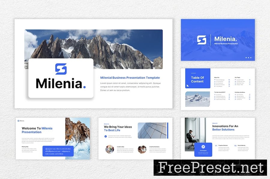 Milenial Business Presentation Google Slides CDQZSY3