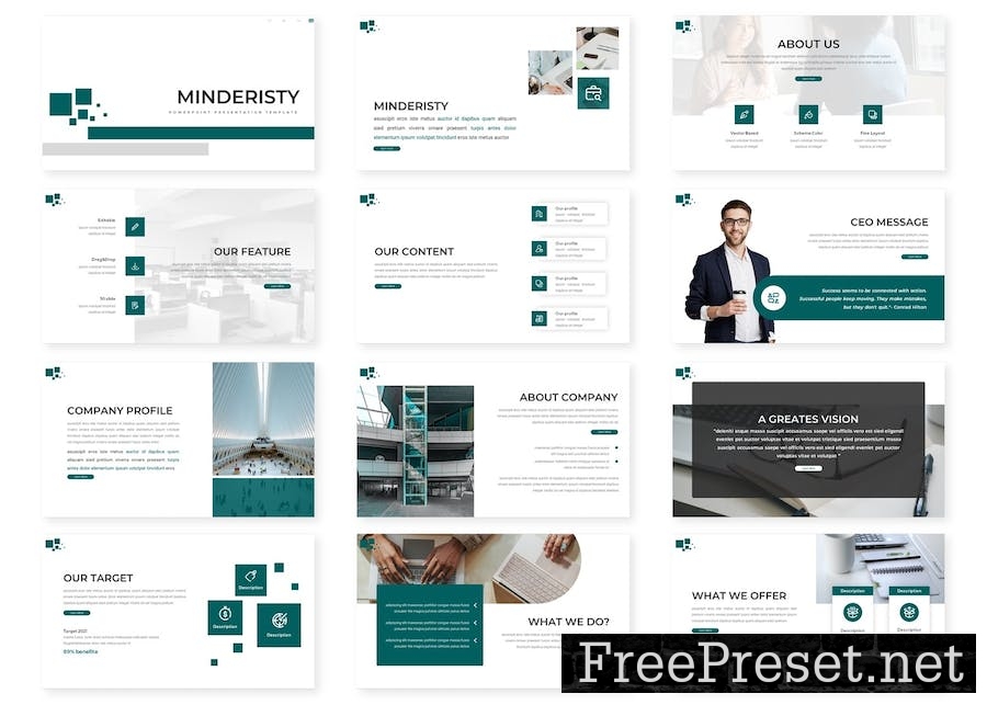 Minderisty - Business Keynote Template ZE2S344