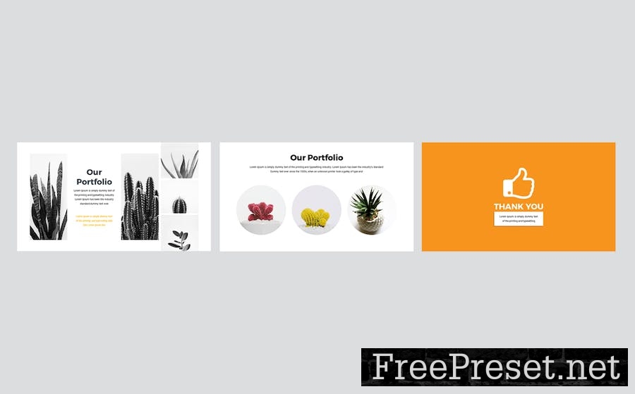 Minimal Business Google Slides Presentation 9EH65YT