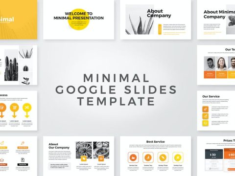 Minimal Business Google Slides Presentation 9EH65YT