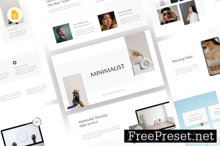 Minimalist - Minimalism Google Slides Template LW7JADC