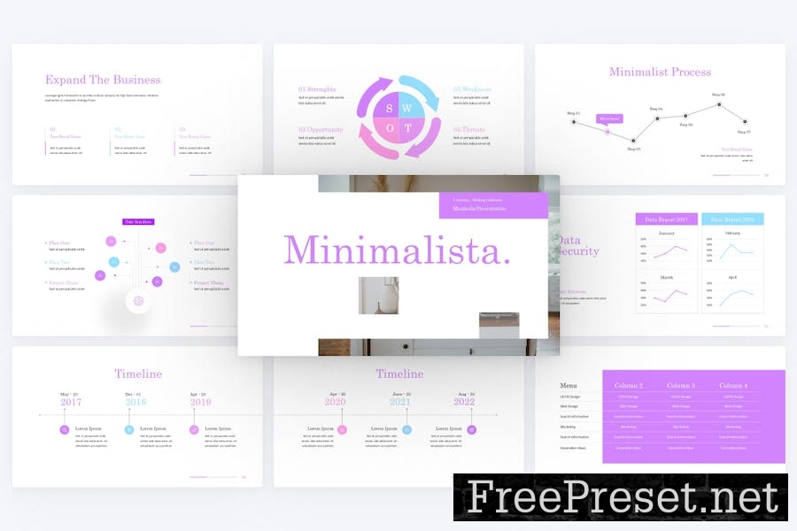 Minimalista Minimalist Google Slides Template 5F3S8XD