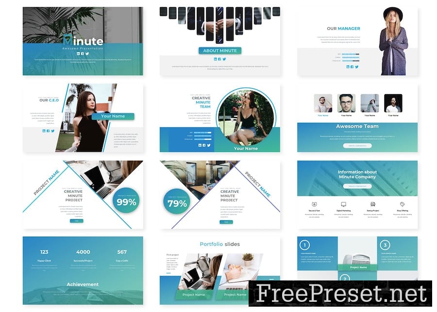 Minute - Keynote Template EQNSRU