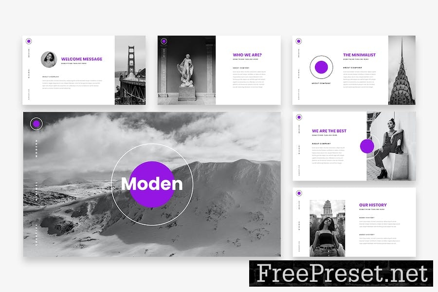 Moden - Minimalist Google Slides Template DW2UCEZ