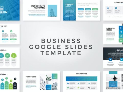 Modern Clean Google Slides Presentation Template FNJB9KQ