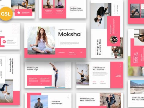 Moksha - Yoga Class Google Slides