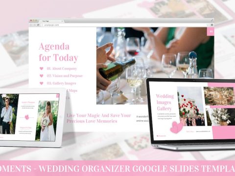 Moments - Wedding Organizer Google Slide Template Q2CJ9LK