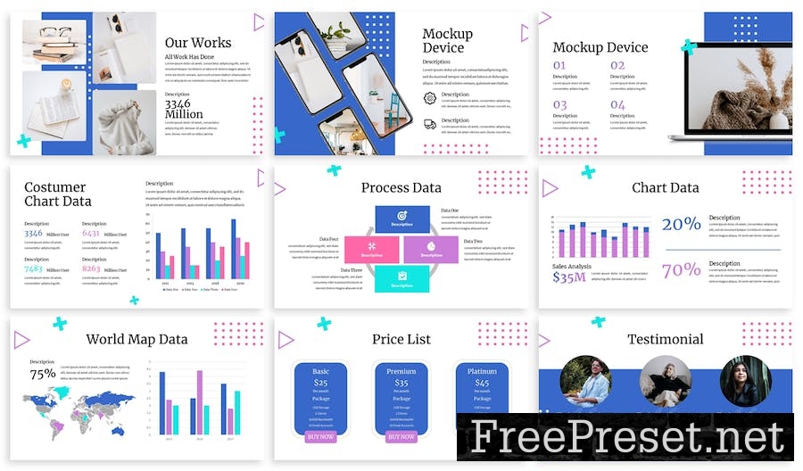 Moriar - Business Powerpoint Template MMVHG48