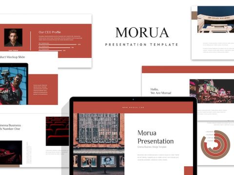 Morua : Cinema Business Google Slides Template 66L7XGV