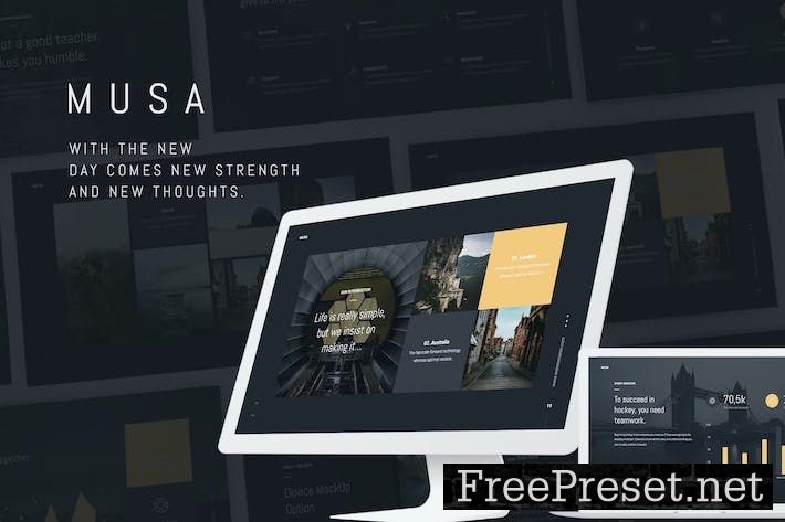 MUSA Business & Creative Template (Google Slides)