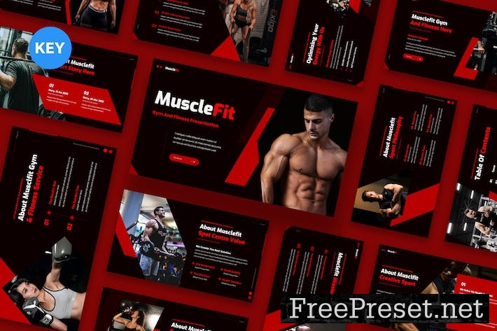 Musclefit - Gym & Fitness Keynote J2VDMCZ