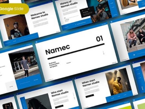 Namec - Business Google Slide Template 5AK9T5U