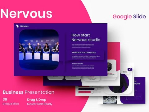 Nervous- Business Google Slide Template KEEBG7G