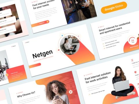 Netgen - Internet Provider & Telecom Google Slides HGCX9NF