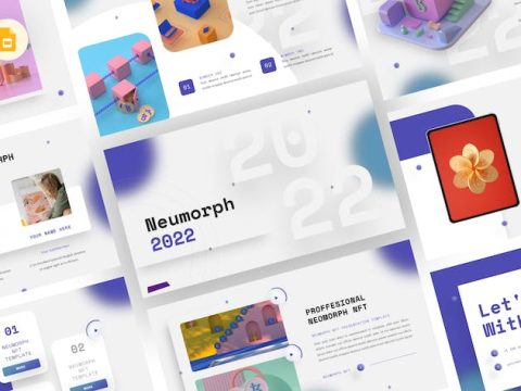 Neumorph - NFT Google Slides Template