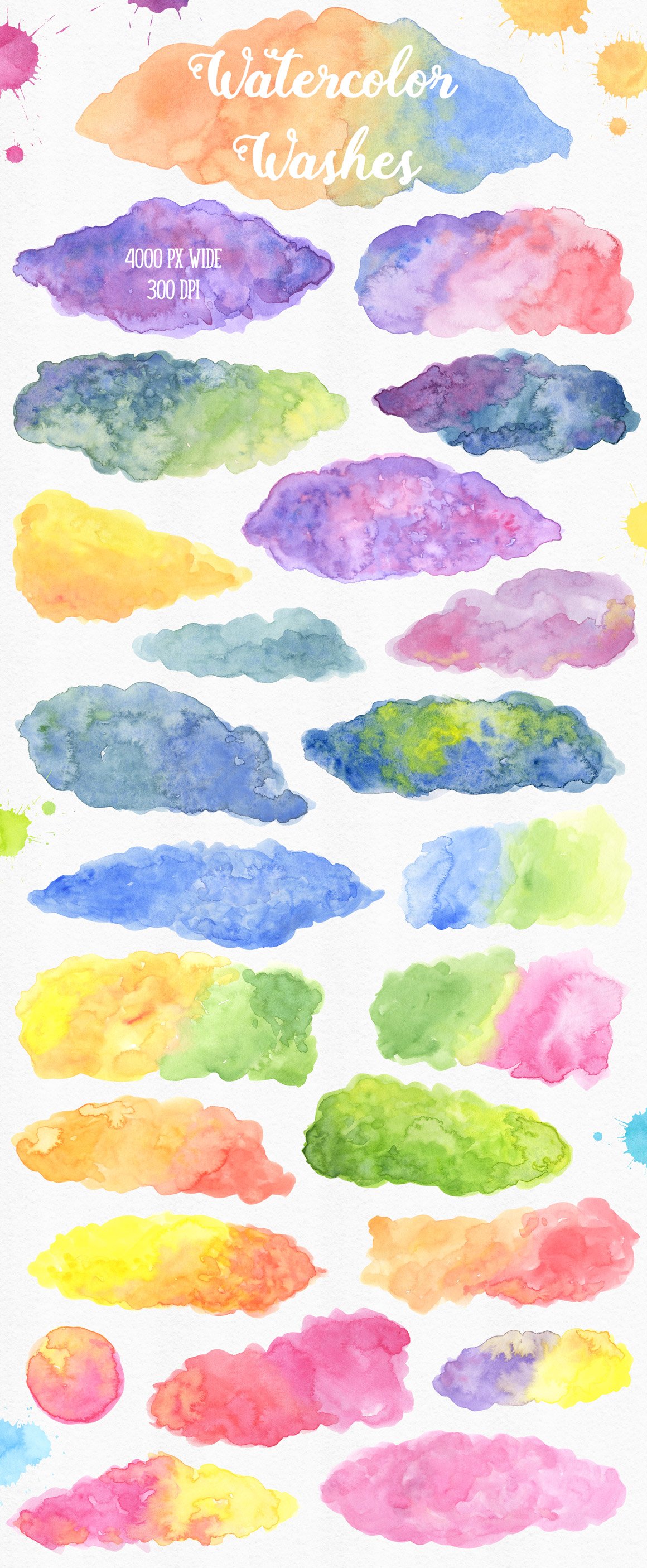 New Watercolor Texture Toolkit