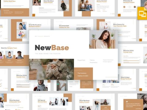 Newbase - Fashion Style Google Slides Template P47GAGZ