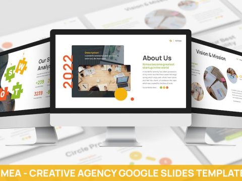 Nimea - Creative Agency Google Slide Template FV6GGVC