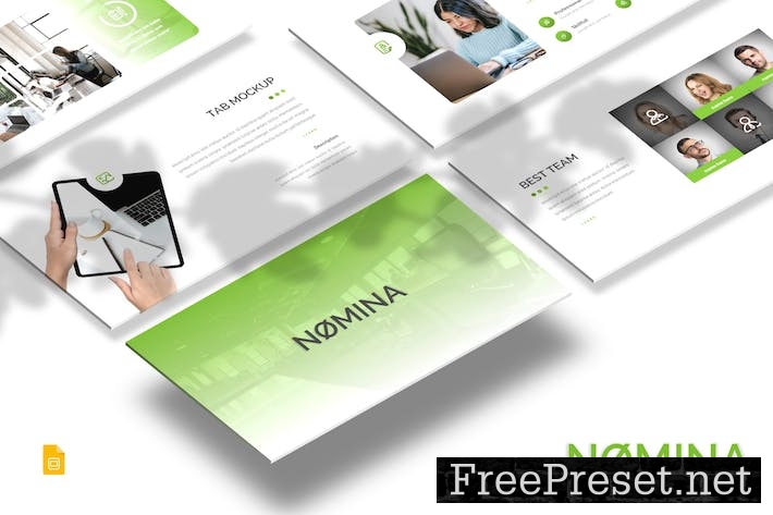 Nomina - Business Google Slides Template MFR5XYW