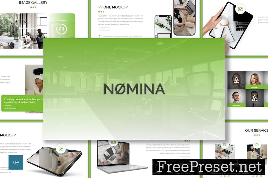 Nomina - Business Keynote Template YXW434H