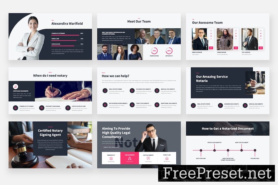 Notaria - Notary Public Keynote Template 7RQVZ7Z